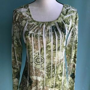 maurices Top Long Sleeve Many Colors Green Size M.